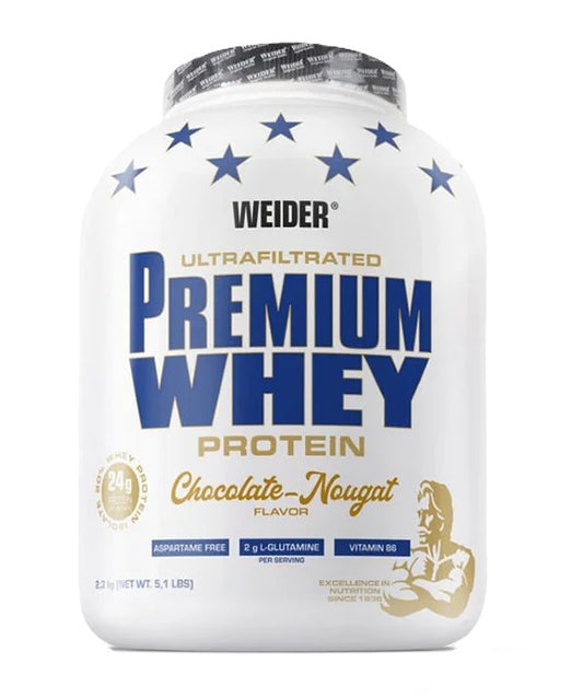 Premium Whey, Chocolate Nougat - 2300g - Weider