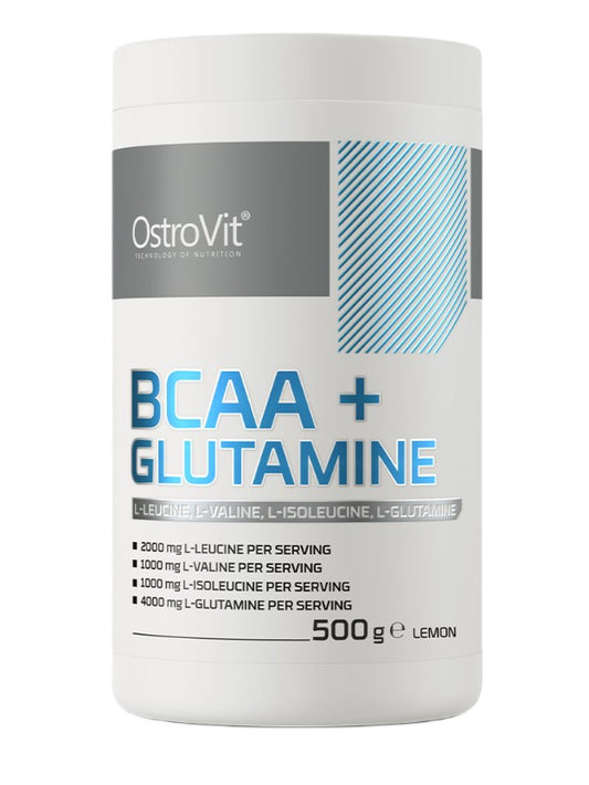 BCAA + Glutamine, Lemon - 500g - OstroVit