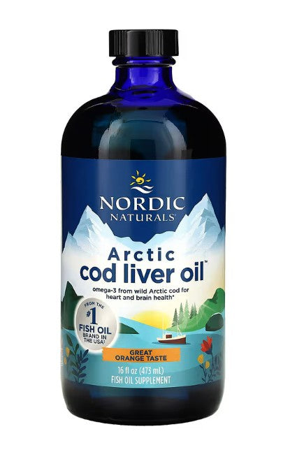 Nordic Naturals Arctic Cod Liver Oil, 1060mg Orange - 473 ml