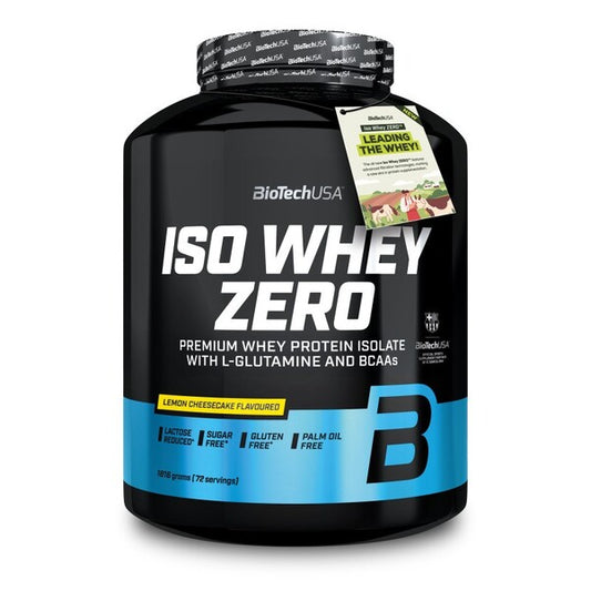 Iso Whey Zero, Lemon Cheesecake - 1816g - BioTechUSA