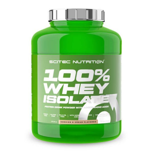 100% Whey Isolate, Cookies & Cream - 1816g - SciTec