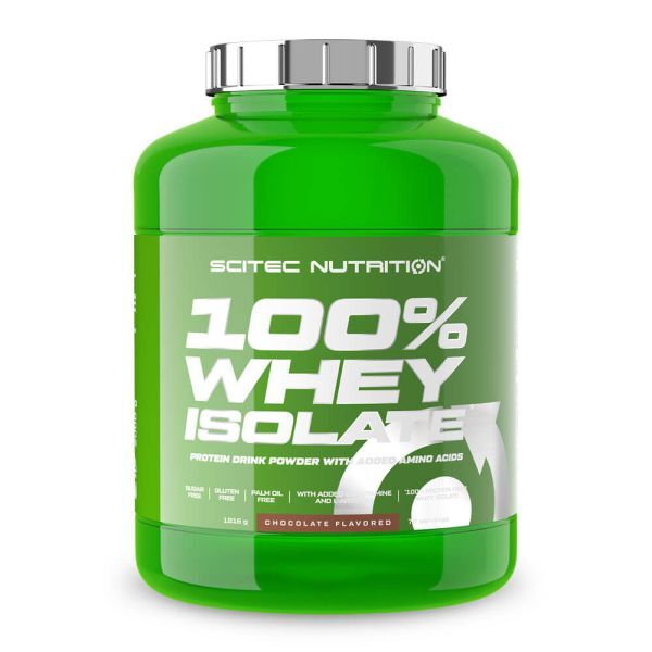 100% Whey Isolate, Chocolate - 1816g - SciTec