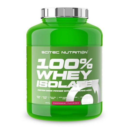 100% Whey Isolate, Raspberry - 1816g