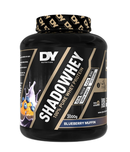 ShadoWhey 100% Pure Whey Protein, Blueberry Muffin - 2000g