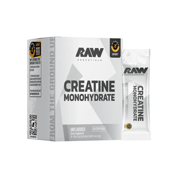 Raw Nutrition Creatine Monohydrate Stick Packs, Unflavoured - 30 x 5g - image 2