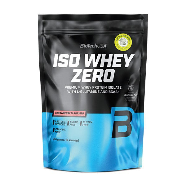 Iso Whey Zero, Strawberry - 454g - BioTechUSA