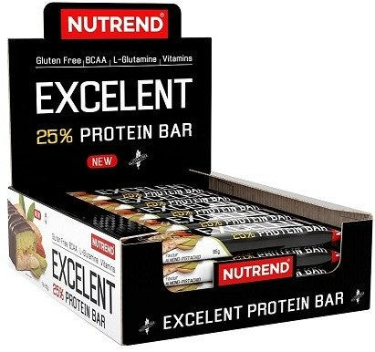 Excelent 25% Protein Bar Double, Chocolate & Nougat with Cranberries - 18 x 85g - Nutrend