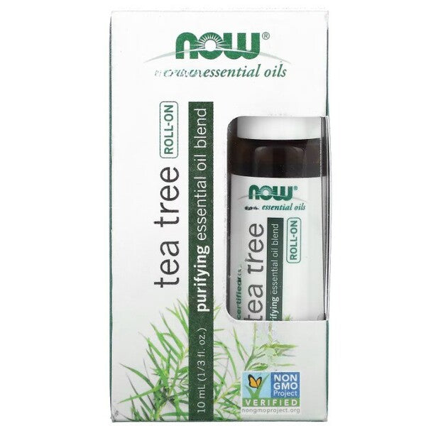 NOW Foods Essential Oil Roll-On, Tea Tree - 10 ml