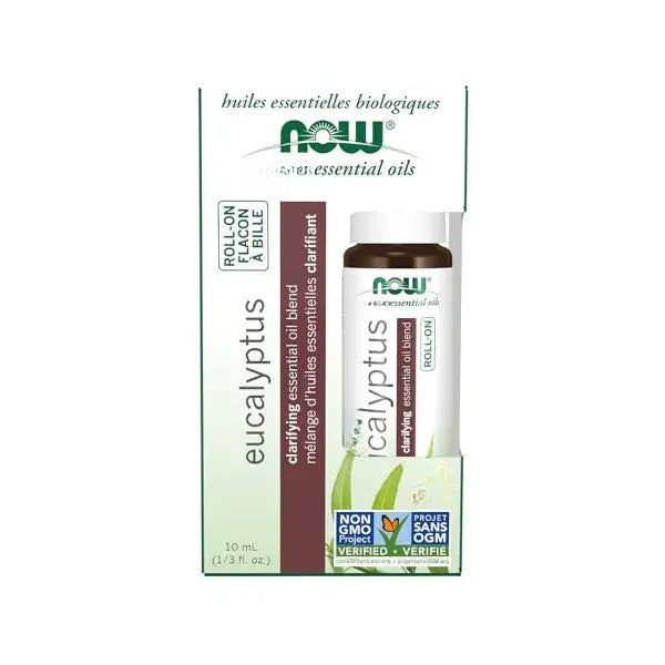 NOW Foods Essential Oil Roll-On, Eucalyptus - 10 ml