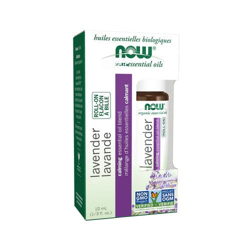 NOW Foods Essential Oil Roll-On, Lavender - 10 ml