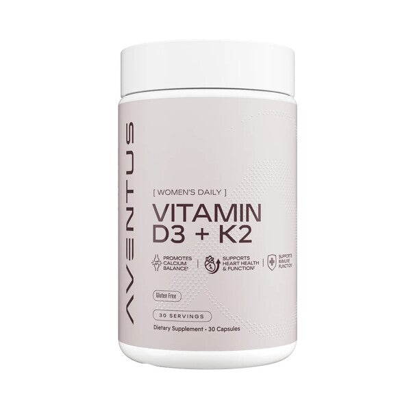 Aventus Supplements Vitamin D3 + K2 - 30 caps - image 2