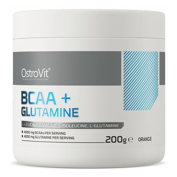 BCAA + Glutamine, Orange - 200g - OstroVit