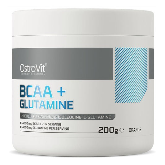 BCAA + Glutamine, Orange - 200g - OstroVit