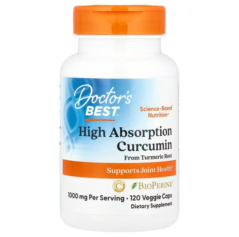 Doctor's Best High Absorption Curcumin From Turmeric Root with C3 Complex & BioPerine, 1000mg - 120 vcaps - image 3