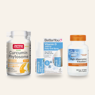 Joint and Mobility Stack: Jarrow Formulas Curcumin Phytosome Meriva, BetterYou Vitamin D 1000 IU Oral Spray and Doctors Best Vitamin C 500mg