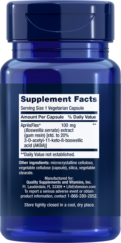 5-LOX Inhibitor with ApresFlex, 100mg - 60 vcaps