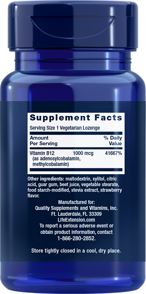 B12 Elite - 60 vegetarian lozenges