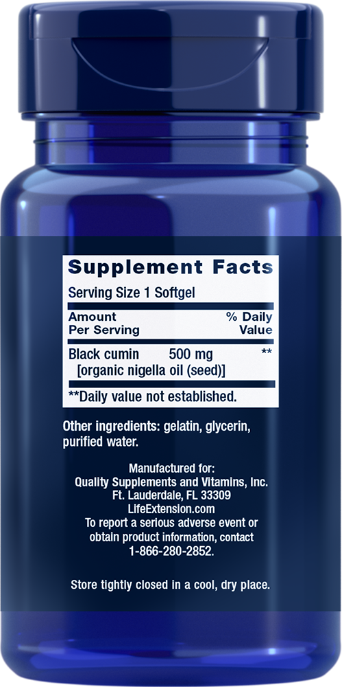 Black Cumin Seed Oil - 60 softgels