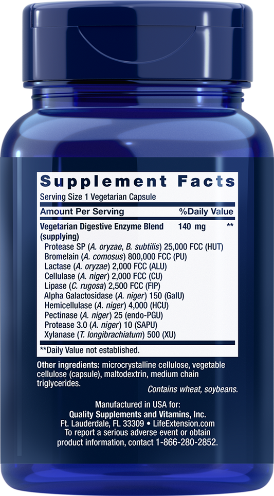 Enhanced Super Digestive Enzymes and Probiotics - 60 vcaps