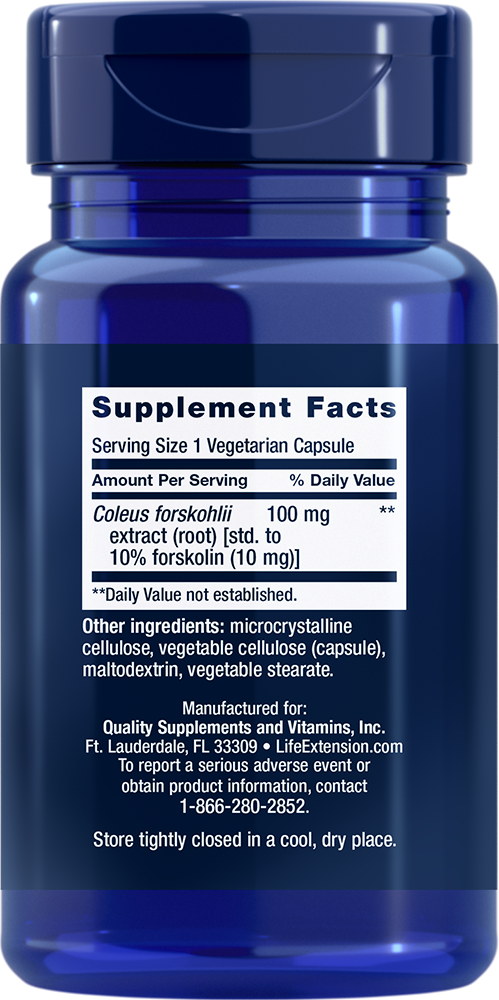Forskolin, 10mg - 60 vcaps