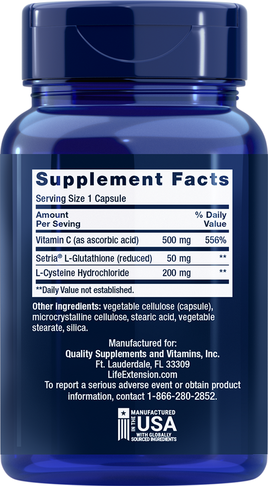 Glutathione, Cysteine & C - 100 caps