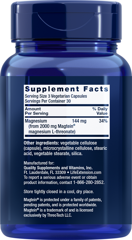 Neuro-Mag Magnesium L-Threonate - 90 vcaps