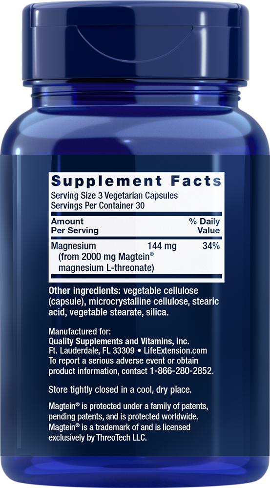 Neuro-Mag Magnesium L-Threonate - 90 vcaps