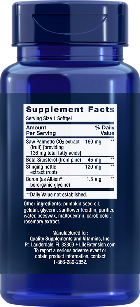 PalmettoGuard Saw Palmetto with Beta-Sitosterol - 30 softgels