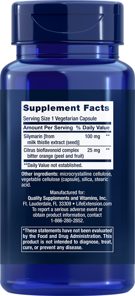 Silymarin, 100mg - 90 vcaps