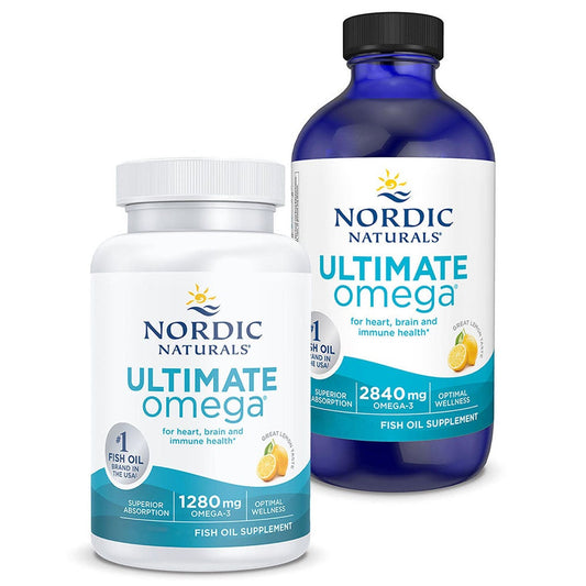 Ultimate Omega, 2840mg Lemon - 237 ml.